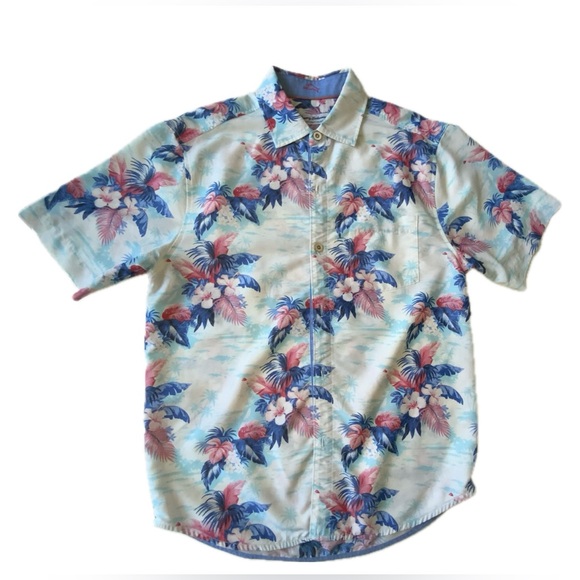 Tommy Bahama Hawaiian Button down shirt - Picture 2 of 5